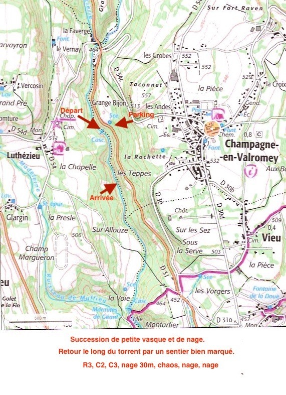 Canyon du Pont à Favre